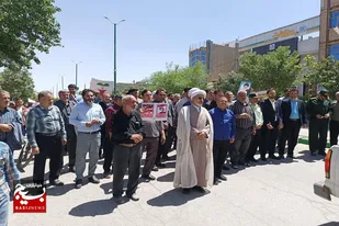 برگزاری راهپیمایی ضد صهیونیستی &laquo;جمعه خشم&raquo; در فامنین