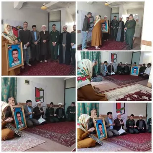 دیدار و تجلیل از خانواده شهید محمد خلقتی