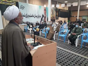 مراسم بزرگداشت شهید سلیمانی در فاروج