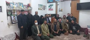 دیدار با مادر شهید مدافع حرم تازه تفحص شده تیپ فاطمیون