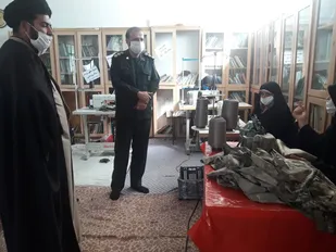 بازدید فرمانده سپاه شاهرود از کارگاه های تولیدی محله اسلامی مهدیه+ تصاویر