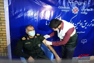 اولین دوز واکسن کووبرکت در سیستان و بلوچستان تزریق شد