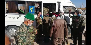 اعزام نمادین رزمندگان به جبهه های نبرد حق علیه باطل در آیسک سرایان