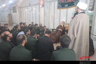 دیدار پایوران ناحیه امام صادق (علیه السلام) اصفهان از آیت الله شوشتری - تصویر