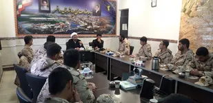 نشست صمیمی حجت الاسلام والمسلمین جلیلیان با سربازان  سپاه ناحیه روانسر
