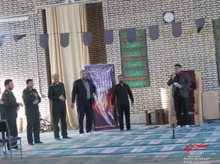 مراسم اربعین در سپاه نقده برگزار شد