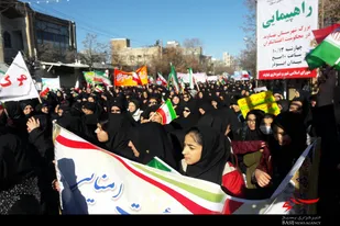 راهپیمایی اعتراض&zwnj;آمیز مردم نهاوند در محکومیت اغتشاشات اخیر