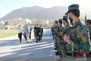 صبحگاه مشترک نیروهای مسلح چهارمحال و بختیاری