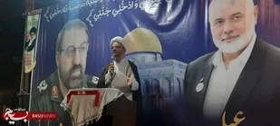 مراسم وداع با سردار شهید حاج رضا محمد سلیمانی