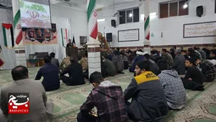 برگزاری همایش یاوران علوی و تکریم و معارفه فرمانده گردان بیت المقدس شاهرود