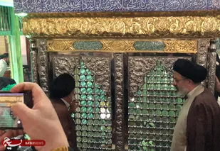 آیین رونمایی از ضریح جدید آستان مقدس امامزاده حلیمه خاتون در تبریز