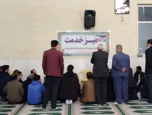 میز خدمت در شهر دهق برگزار شد