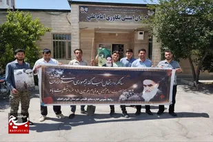 کاشت نهال به مناسبت سالگرد ارتحال امام امت و قیام خونین ۱۵ خرداد در کبودراهنگ