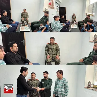 ️مراسم تجلیل از رسانه کهورستان نیوز توسط فرمانده حوزه شهید سلیمانی کهورستان بمناسبت روز خبرنگار