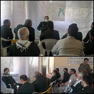 حضور سردار سلیمانی در قرارگاه شهید حسین پور