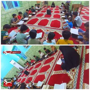 برگزاری کلاس&zwnj;های آموزش قرآن و برنامه&zwnj;های فرهنگی در روستای کنارجو شهرستان سیریک