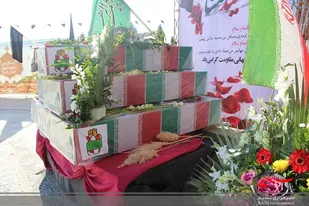 آئين وداع با 6 شهيد گمنام در سمنان برگزار شد