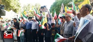اجتماع بزرگ خرم&zwnj;آباد؛ نمایش وحدت ملی در حمایت از عملیات &laquo;بشارت فتح&raquo; و اقتدار نیروهای مسلح جمهوری اسلامی ایران