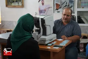 ویزیت تخصصی چشم و اهدای عینک رایگان به نیازمندان، این بار در روستای شیت منطقه هزارجریب نکا