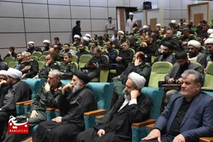 برگزاری مراسم تکریم و معارفه مسئول معاونت تربیت وآموزش عقیدتی سیاسی دفتر نمایندگی ولی فقیه در سپاه ولی عصر(عج) خوزستان