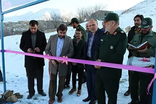 افتتاح و بهره برداری پروژه عمرانی و سازندگی شهرستان فراهان