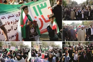 اعلام انزجار مردم بخش کهریزک از استکبار جهانی