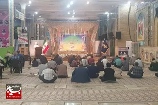 محفل انس با قرآن در گلزار شهدای سرخه برگزار شد