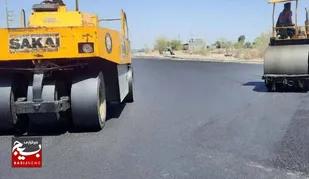رشد ۲۰۰درصدی آسفالت معابر روستاهای بخش مرکزی رودان
