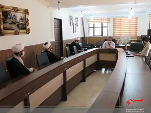 دیدار مسئول دفتر نمایندگی ولی فقیه بسیج دانشجویی با رئیس دانشگاه کوثر بجنورد