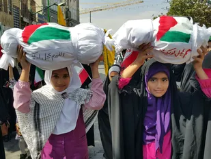 یاسوج یکپارچه حامی فلسطین و علیه اسراییل + ( فلیم و تصاویر )