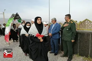 سفر معنوی کاروان راهیان نور خواهران بسیج دانشجویی ناحیه مقاومت بسیج ارسنجان