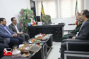 دیدار معاون وزیر و مدیرعامل صندوق بازنشستگي فولاد کشور  با فرمانده سپاه کربلا