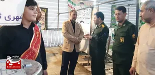 معاون هماهنگ&zwnj;کننده سپاه شهداء آذربایجان غربی از مواکب نقده بازدید کرد