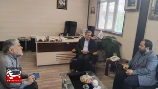 دیدار مسئول سازمان بسیج ادارات و کارمندان سپاه استان،  با معاون سیاسی و امنیتی استانداری البرز