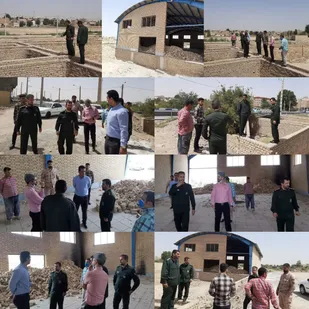 بازدید و سرکشی فرمانده سپاه پیشوا از روند احداث سوله صالحین خیابان بهار