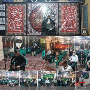 سوگواری دهه اول محرم در مسجد جامع شهرکرد
