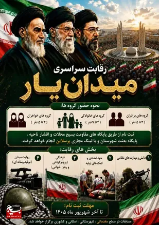 رقابت&zwnj;های سراسری &laquo;میدان&zwnj;یار&raquo; در استان زنجان/ رقابت ۱۶۰۰ تیم در ۴ محور