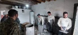 اعزام کاروان خدمت به  روستای دشت شاد کالپوش /گزارش تصویری