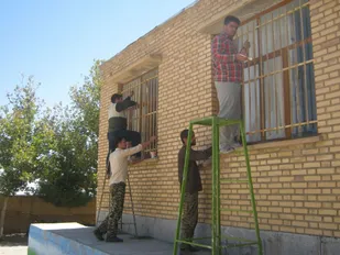 برگزاری اردوی جهادی بسیجیان پایگاه شهید مطهری روستای ابرسج