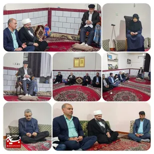 دیدار مسئولین با خانواده شهیدان در گتوند