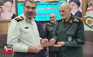 &nbsp;تبریک فرمانده سپاه امام رضا (ع) به کارکنان فراجا بمناسبت هفته نیروی انتظامی