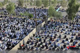 برگزاری نماز عید فطر در زاهدان
