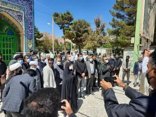 ادای احترام به مقام شامخ شهدای شهرستان کوهبنان