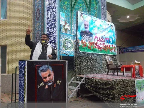 مراسم اربعین سردار دل ها درشهرستان خمین