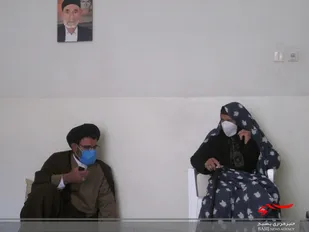 دیدار با خانواده معظم  شهداء در بن