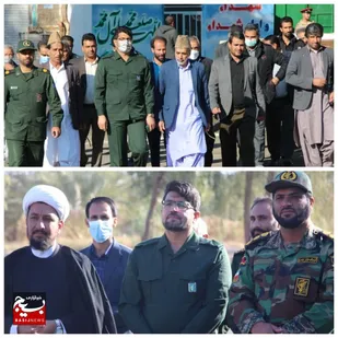 حضور فرماندار فهرج در سپاه این شهرستان با لباس مقدس پاسداری