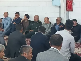 وداع با  پاسدار وابسته مرحوم کرامت ملکی در اردل