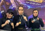 درخشش بانوان ورزشکار هندیجان درمسابقات کیک بوکسنگ استانی