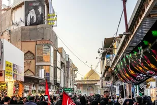 از نجف تا کربلا با یاد &laquo;آقای شهید ایران&raquo;