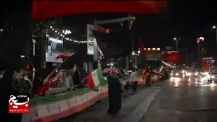 نمایش اقتدار مردم قزوین در موج ۱۷۸